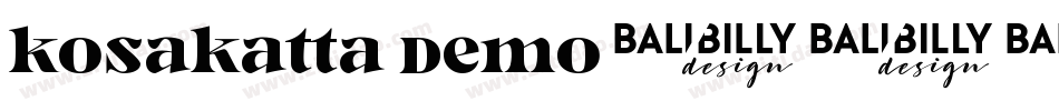 Kosakatta DEMO字体转换